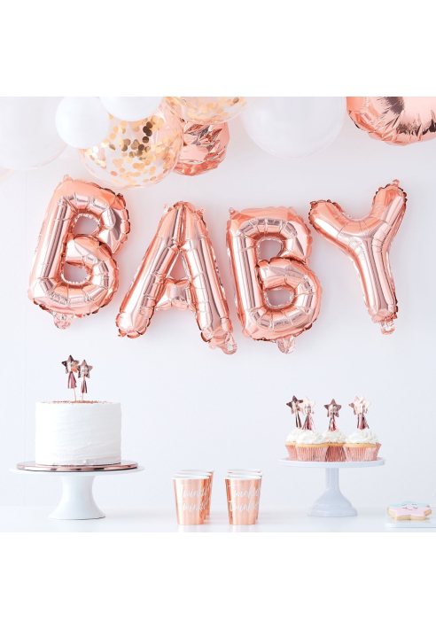 Ginger Ray TW-819 Twinkle Twinkle - Baby Globo de aluminio