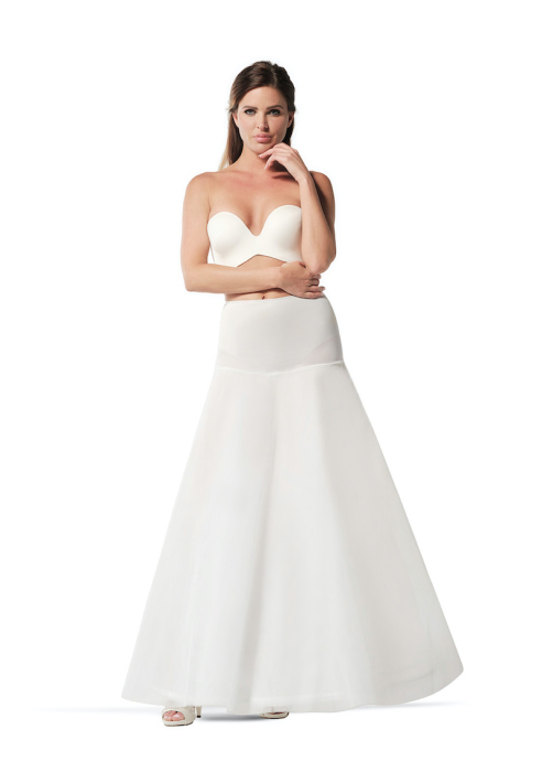 Poirier 44-230J Ivory- Enagua para vestido Marfil ()