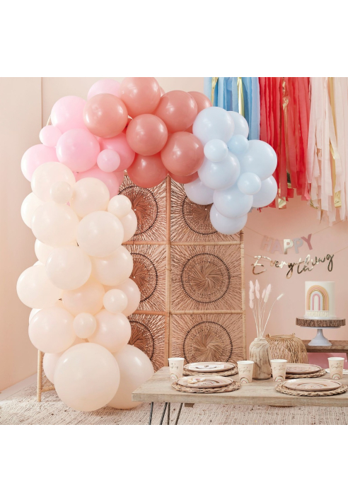 Ginger Ray HAP-100 Happy Everything - Arco de Globos en Pasteles Suaves