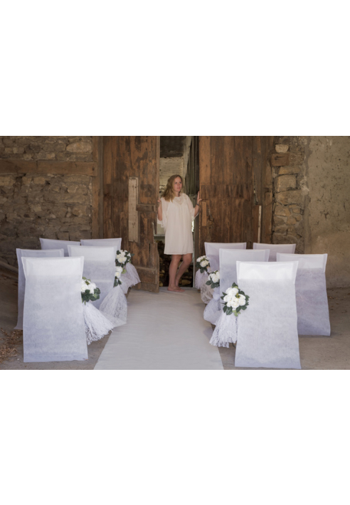 Santex 5481-1 - Caminero de Ceremonia Blanco para Boda
