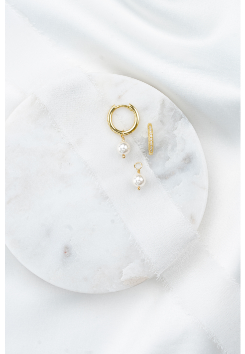 Perlenbräute Anni Pendientes