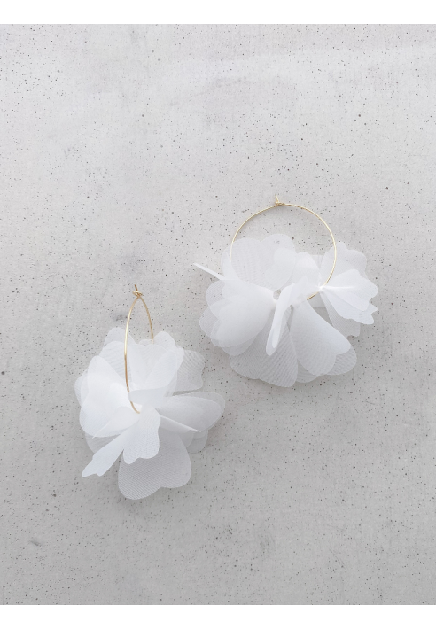 Perlenbräute Flora Pendientes