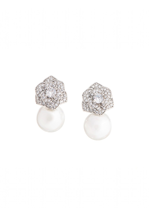 G.Westerleigh ER191 Pendientes Rodio