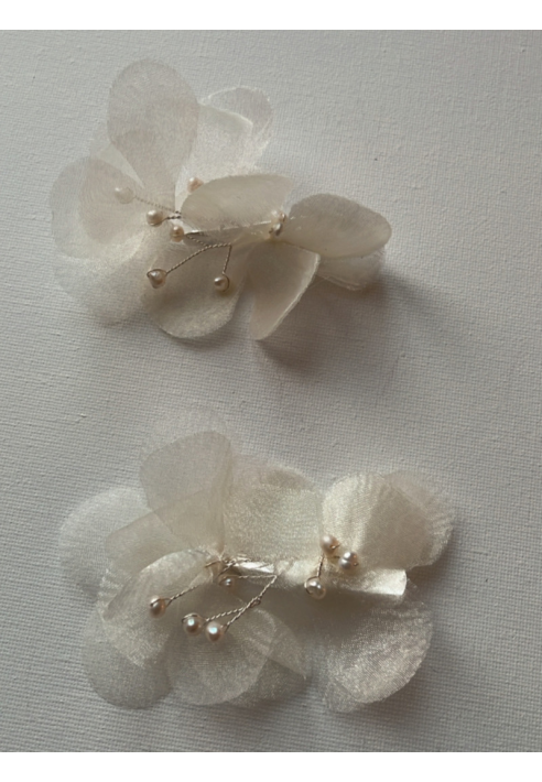 Sally Jane Bridal Florence Haarspeld Plateado