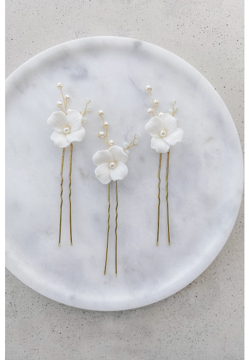 Perlenbräute Coco con perlas Horquilla