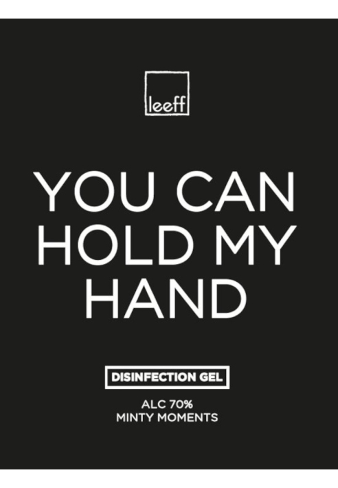 Leeff 18203 Gel desinfectante - Minty Moments Black
