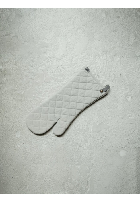 Leeff 18219 Guante de horno Olivia gris claro