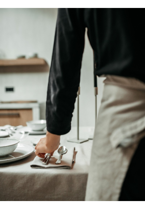 Leeff 18223 Mantel Tobias gris claro