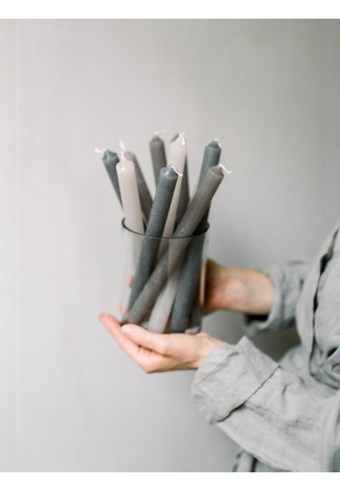 Leeff 18294 Velas de Mesa Dora Gris