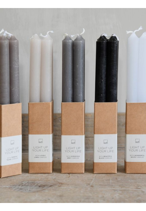 Leeff 18426 Velas Dewi negras — set de 4