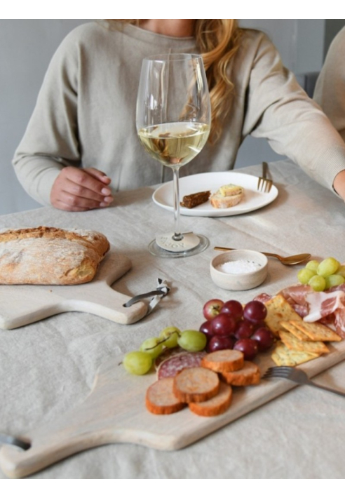 Leeff Sem — Tabla para servir 100 x 14 x 1,5 cm, madera de mango natural