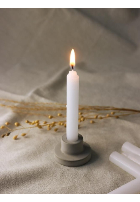 Leeff 18625 — Set de mini velas Maartje, gris