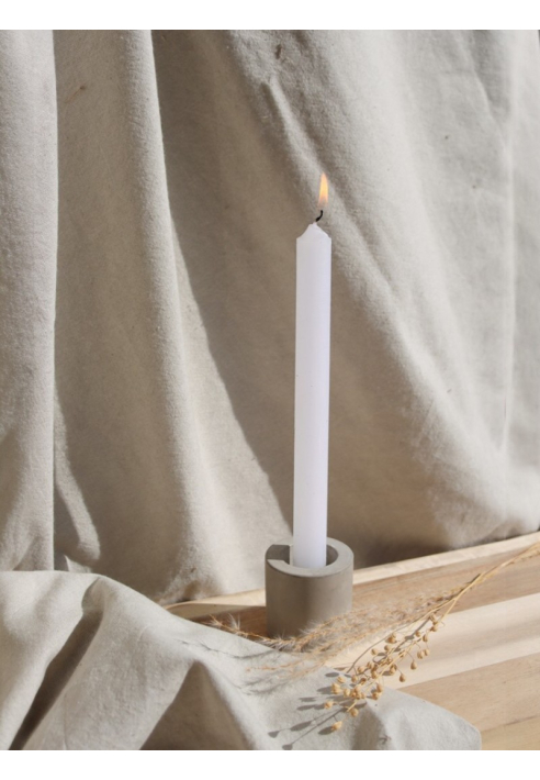 Leeff 18715 Juego de Velas de Mesa Donna — Edición Blanca