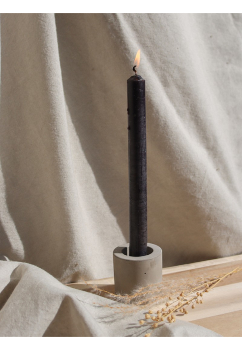 Leeff 18716 Conjunto Donna — Velas de mesa negras