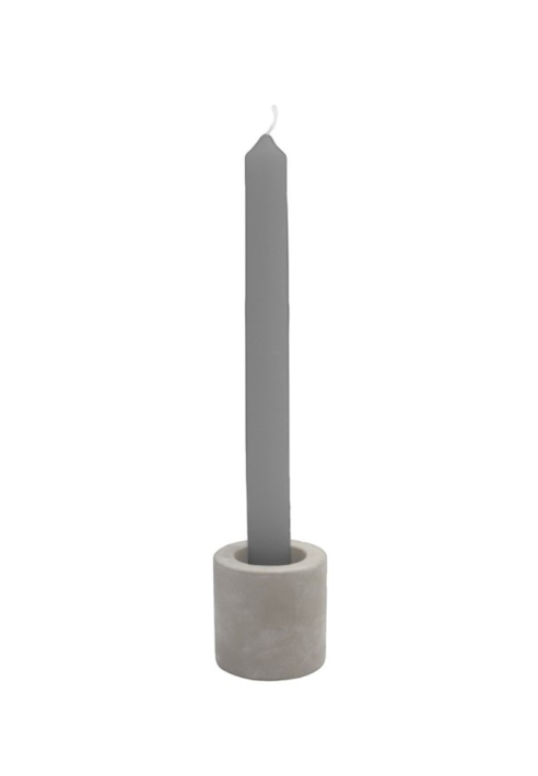 Leeff 18717 Donna — Juego de velas para mesa, gris ()