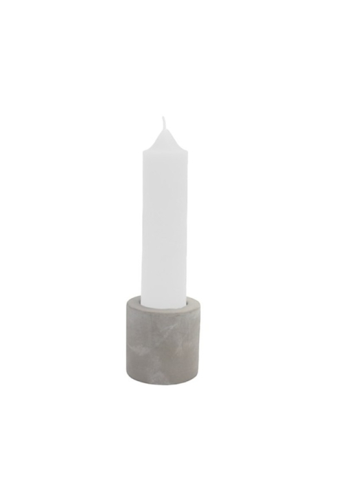 Leeff 18720 Big Candles Giftset Brian White — Concreto blanco ()