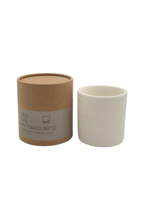 Leeff 18732 Vela aromática Sensational Spices – You are my favourite Natural ()