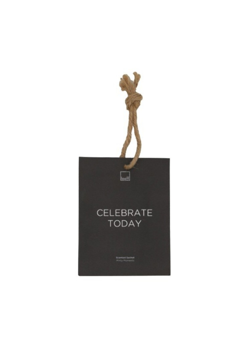 Leeff 18802 – Sachet aromático Minty Moments «Celebrate Today» negro ()