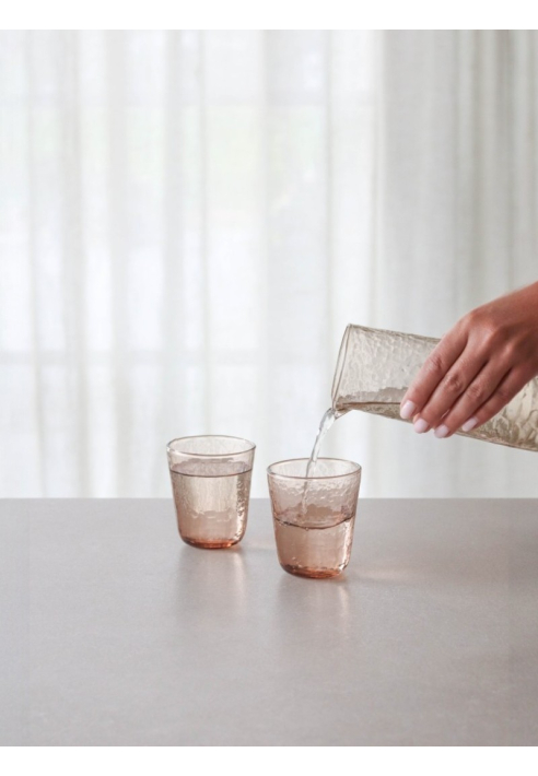 Leeff 18819 Vaso de agua Wende — marrón transparente