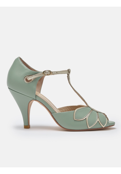 Rachel Simpson Mimosa Zapatos de Novia Verde Menta ()