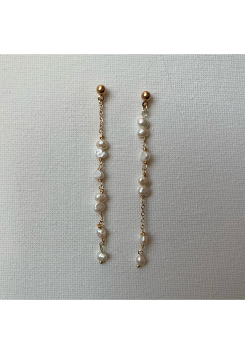 Sally Jane Bridal Mila Earrings Gold