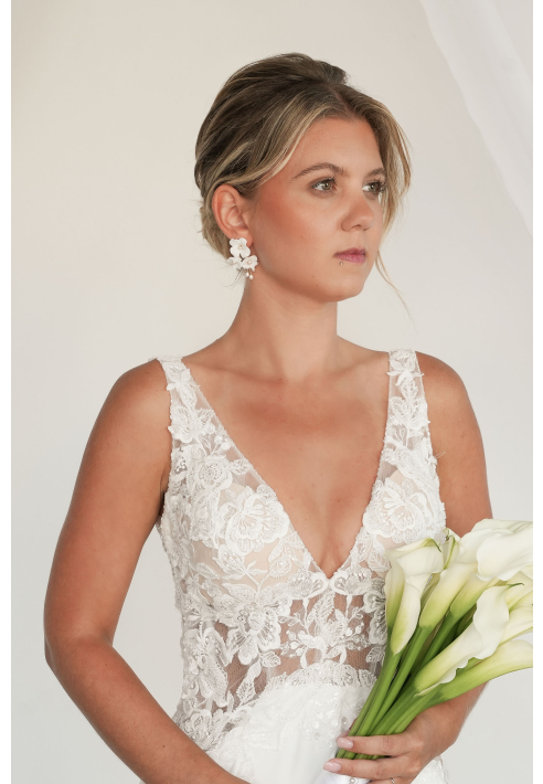 Perlenbräute Coco Small Pendientes ()