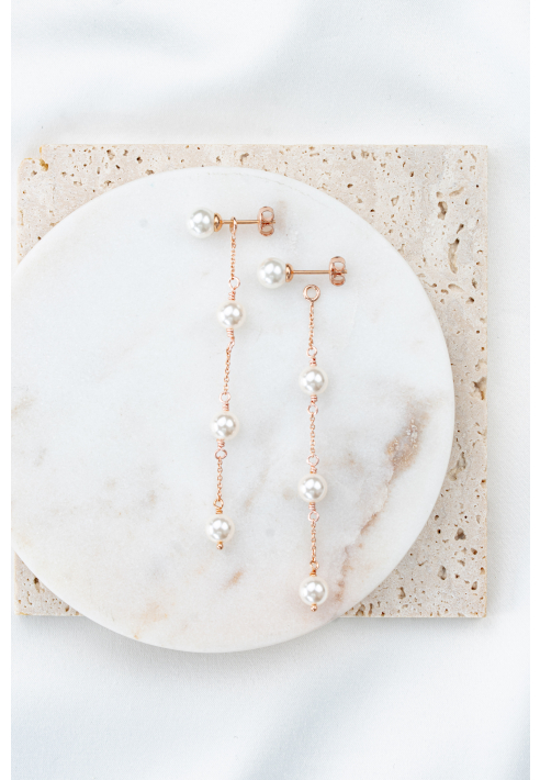 Perlenbräute Lola Pendientes