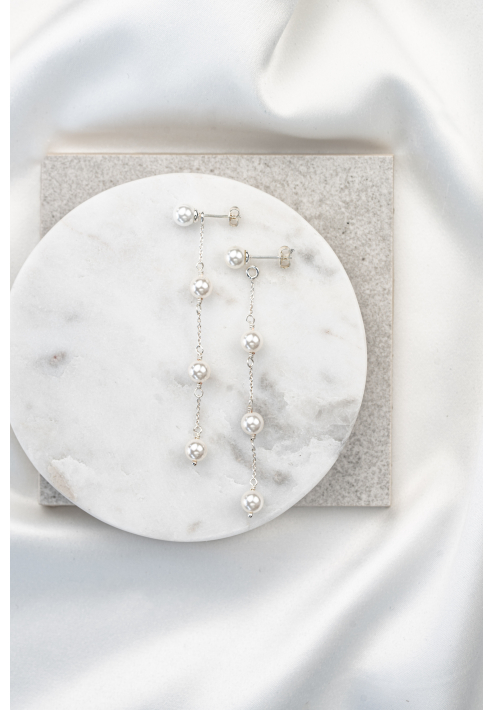 Perlenbräute Lola Pendientes