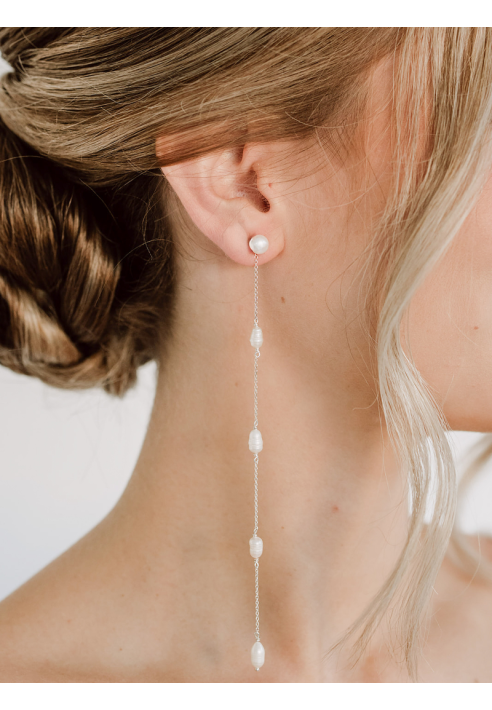 Perlenbräute Maeve Pendientes