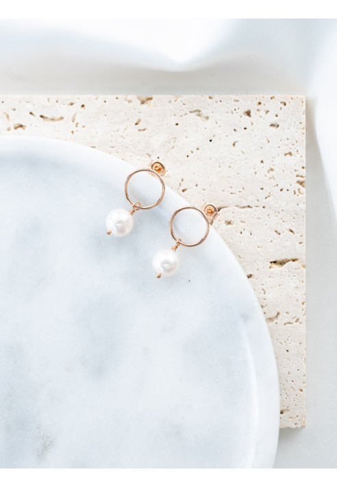 Perlenbräute Toni Pendientes