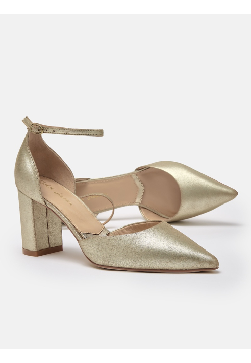 Rachel Simpson Sienna Zapatos de Novia Oro