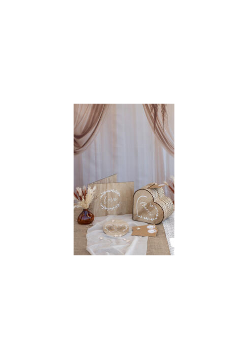 Caja de Dinero Natural de Boda ()