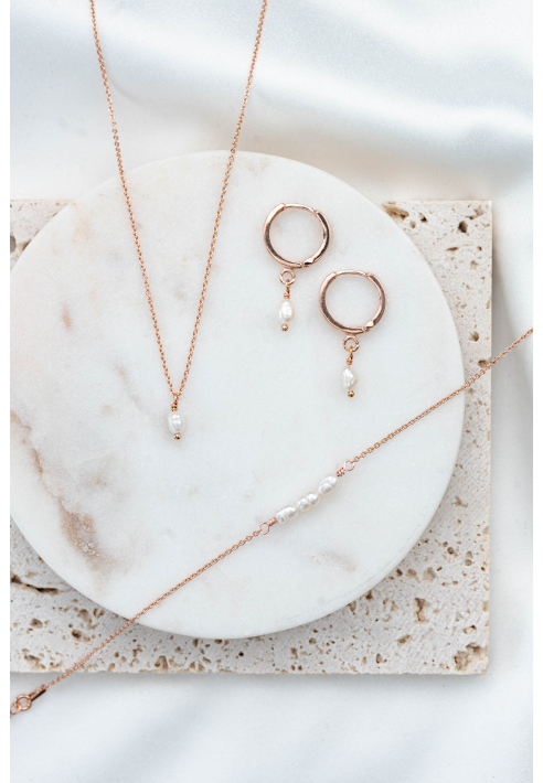 Perlenbräute Amelie Juego de joyas