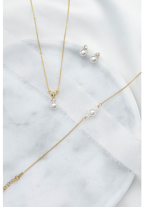 Perlenbräute Smilla Juego de joyas