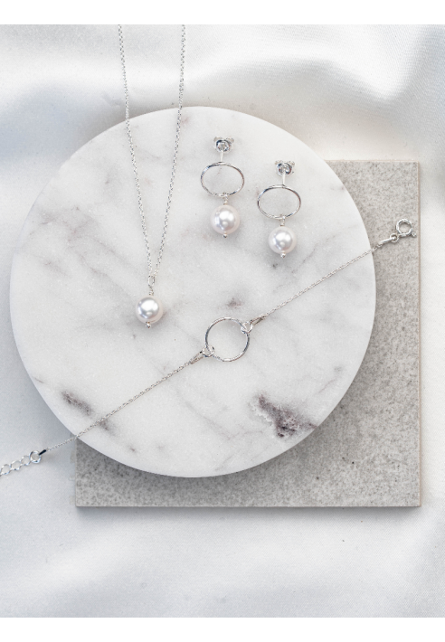 Perlenbräute Toni Juego de joyas ()