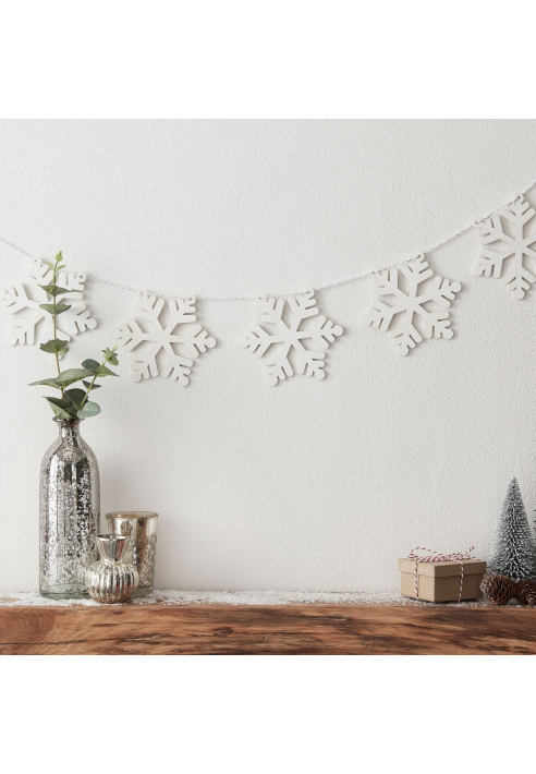 SNOW-200 Snow - Guirnalda para decorar en navidad