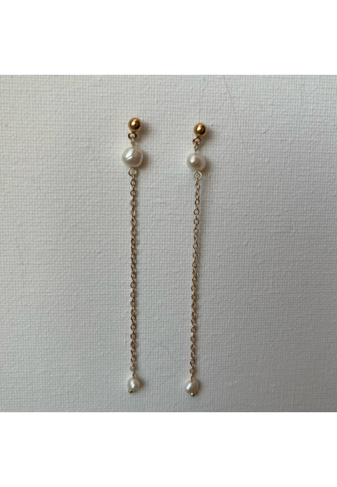 Sally Jane Bridal Pendientes Ariel Oro