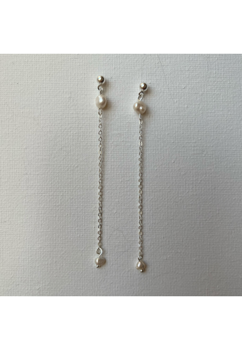 Sally Jane Bridal Pendientes Ariel Plata