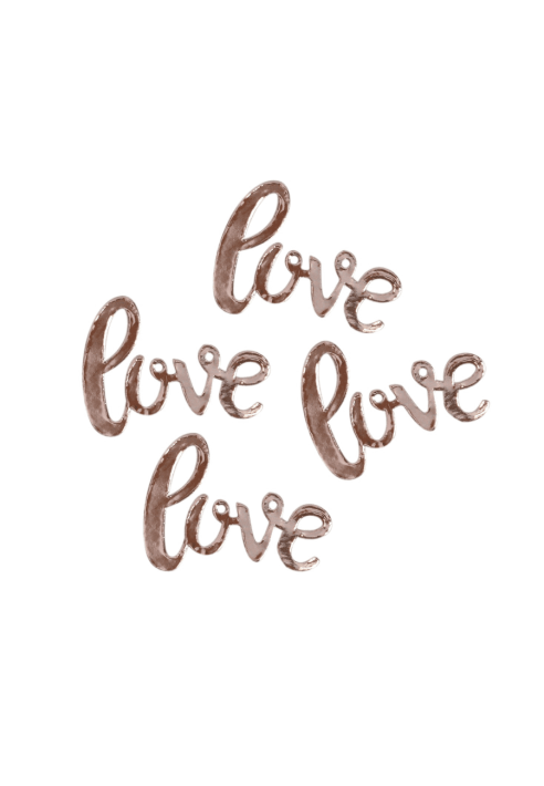 Ginger Ray BB-319 Beautiful Botanics | Confeti de boda Love Rosa