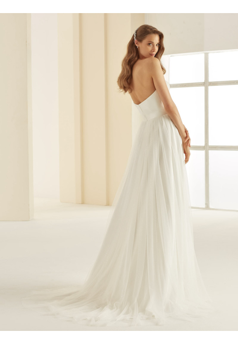 Bianco Evento Corsica Falda Larga de Tul