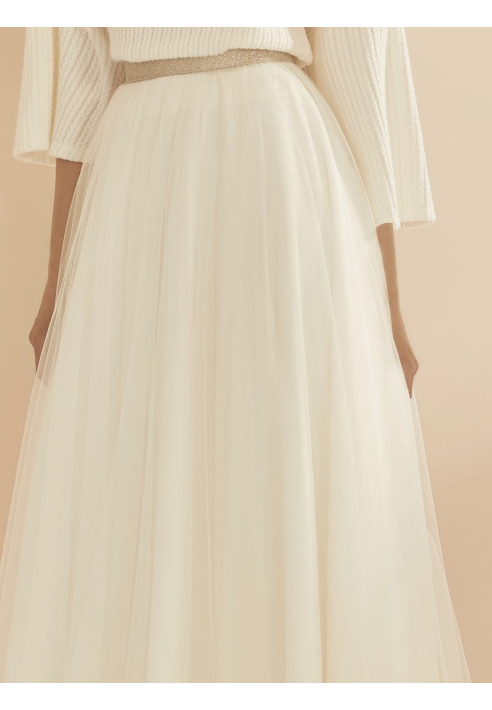 Bianco Evento Passion Falda Marfil