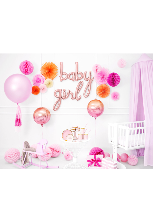 Party Deko FB42M-019R -Folienballon Baby Rosadorado (73cm)