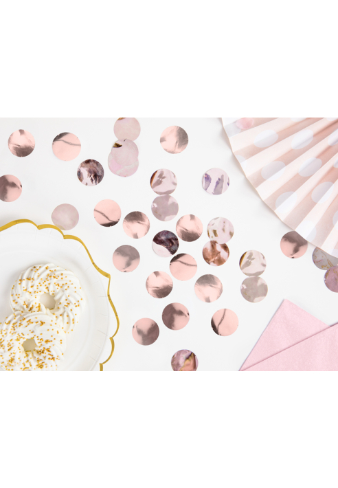 Party Deko KONS45-019R - Confetti Rosa dorado ()
