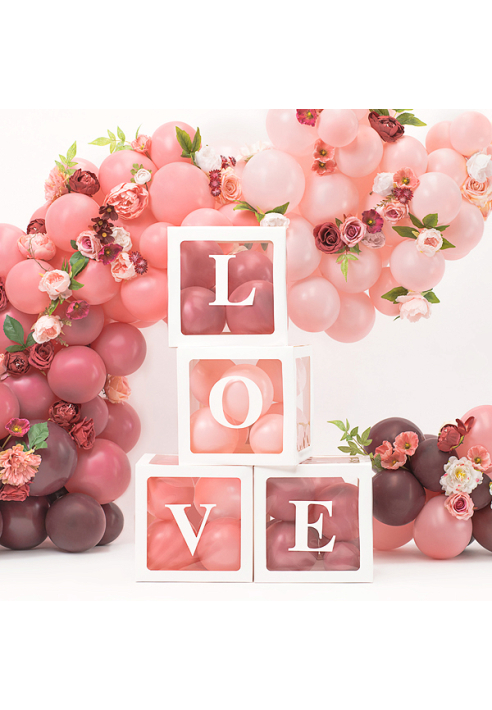 Cajas de Globos Love