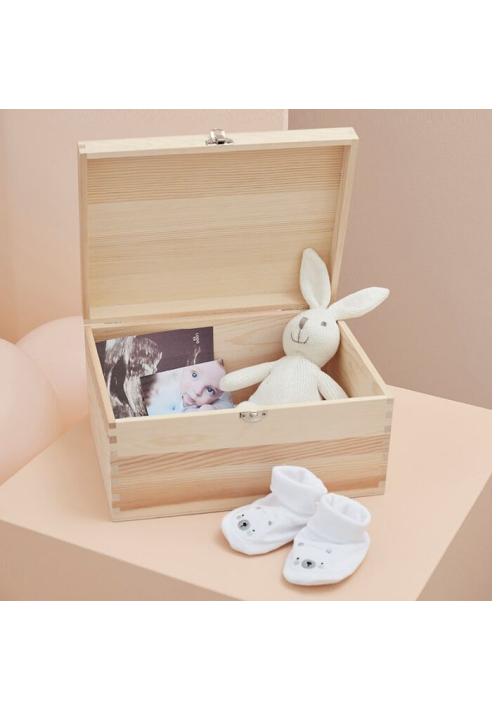 Ginger Ray BL-118 Floral - Caja de Recuerdos para Baby Shower ()