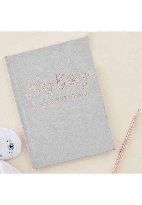 Ginger Ray BL-124 Floral - Diario de Baby Shower ()