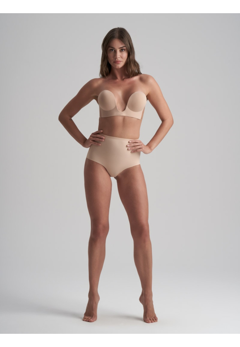 BYE BRA Seamless U-style | Sujetador en U Sin Costuras Adhesivo Beige ()