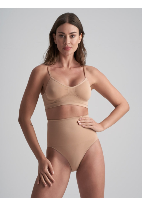 BYE BRA Seamsless | Braga Alta Sin Costuras Beige ()