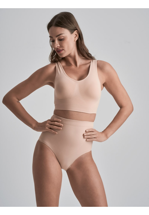 BYE BRA Soft Touch | Braga Cintura Media Beige ()