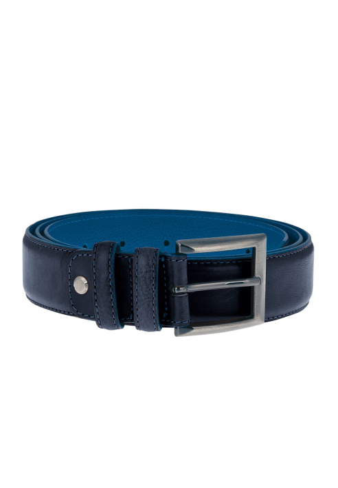 Mr. Fiarucci Danny Dark Blue Correa para Hombre ()